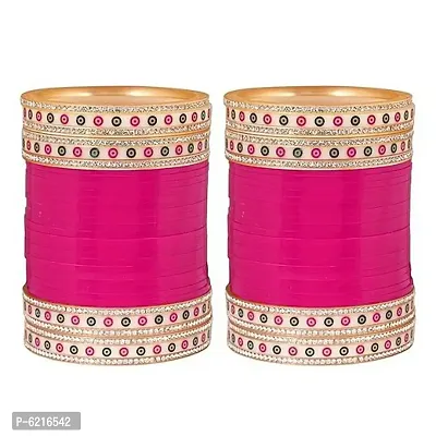 unique Fancy Glittering chunky Chooda bangles/Diva Chooda bracelet and bangles/plain patti chooda/ Bridal Fancy Chooda/Punjabi Chooda/ Rajasthani Chooda /Bridal Fashion Jwellery/Beauty and Ethnic Wear-thumb2