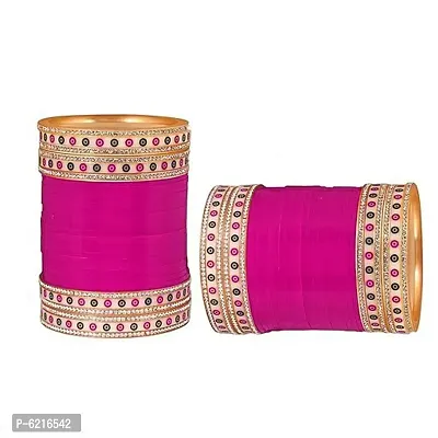 unique Fancy Glittering chunky Chooda bangles/Diva Chooda bracelet and bangles/plain patti chooda/ Bridal Fancy Chooda/Punjabi Chooda/ Rajasthani Chooda /Bridal Fashion Jwellery/Beauty and Ethnic Wear-thumb3