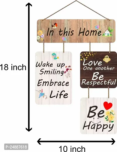 Wooden wall hanging wall hanging decorative items ,Home Decor ,Office ,Gift |  bedroom  Livingroom  Wall Decor-thumb2