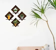 Wooden wall hangings ( Pack of 4 )-thumb2