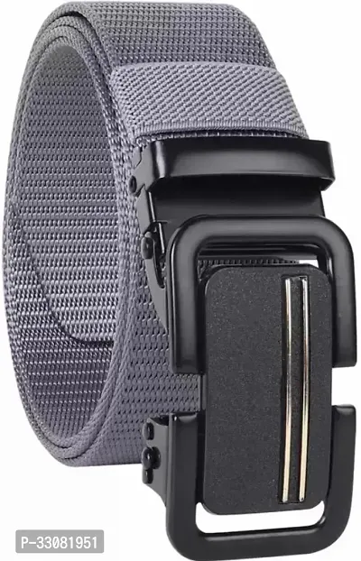 Men Formal Casual Formal Party Nylon Belt Grey-thumb0