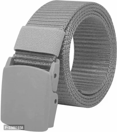 Boys  Girls Nylon Belt Grey-thumb0