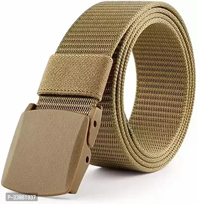 Boys  Girls Nylon Belt Beige-thumb0