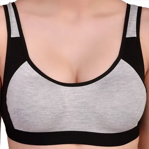 Non Padded Sports Bra - Combo Of 3