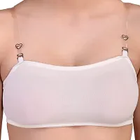 Women Tube Fashion Fit Bra White-thumb3