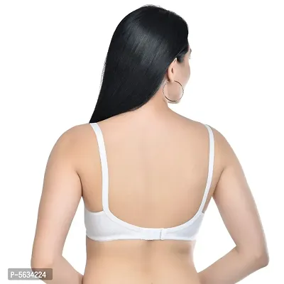 Non paded Women Feeding/Nursing Bra White-thumb3