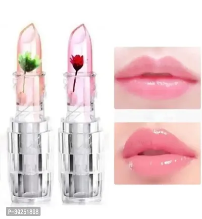 Beautiful Waterproof Flower Lipstick Pack of 2-thumb0