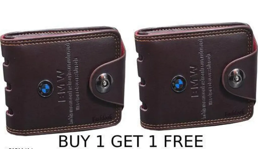 Classy Solid Wallet for Men, Pack of 2