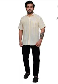 Fancy Khadi Cotton Shirts for Men-thumb1