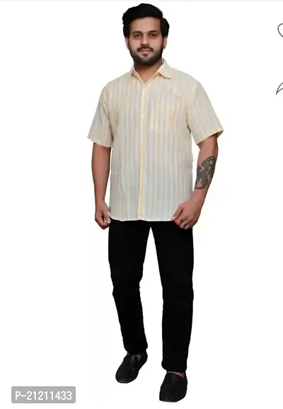 Fancy Khadi Cotton Shirts for Men-thumb2