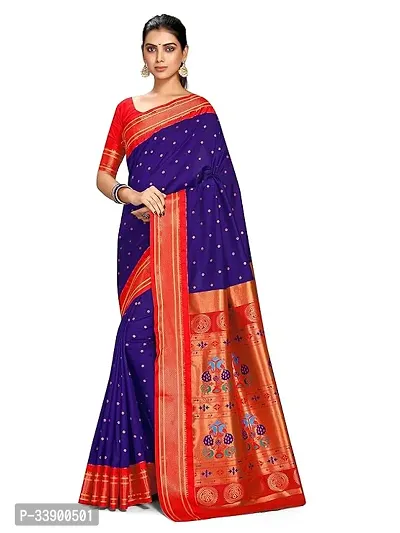 Stylish Saree with Blouse for Women-thumb0