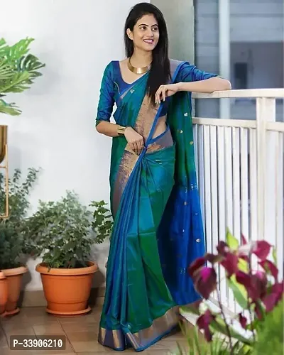 Stylish Saree with Blouse for Women-thumb0