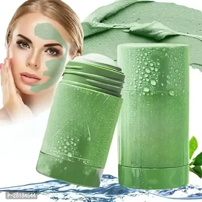 Green Tea Stick Face Mask For Blackhead Remover, Anti Acne, Oil Control,Deep Clean Pore,Purifying Solid Cleansing Clay Stick Mask Skincare For Men  Women-thumb0