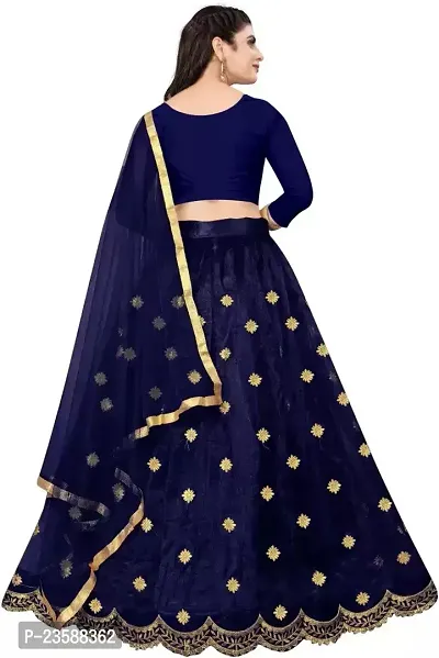 Stylish Art Silk Semi Stitched Lehenga Choli Set For Women-thumb2