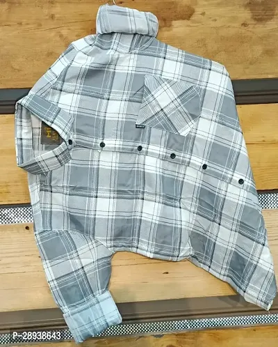 Stylish Polyester Checked Casual Shirt for Men