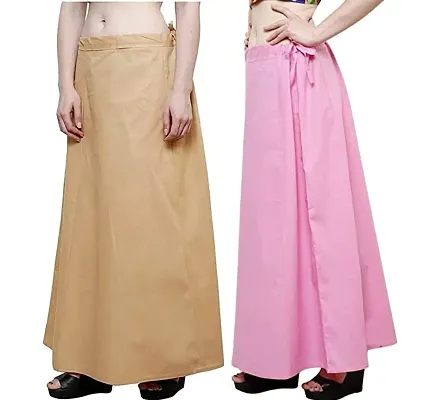 Buy Preeti Creations Plus Size Cotton Petticoat for Women Combo