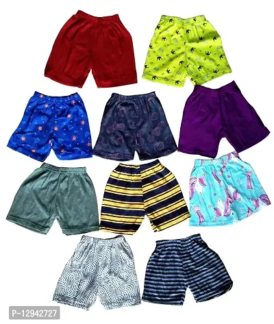 Seyor Unisex-Baby Regular Shorts (K Trouser R_Multicolour_6 Months-12 Months)