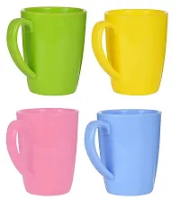 Radhy Selling - Set of 4 Coffee Mugs | Set of 4 | Tea and Coffee Mugs Set | Made of 100% | BPA-Free Food Grade Virgin Plastic(300ML)-thumb1