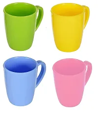 Radhy Selling - Set of 4 Coffee Mugs | Set of 4 | Tea and Coffee Mugs Set | Made of 100% | BPA-Free Food Grade Virgin Plastic(300ML)-thumb2