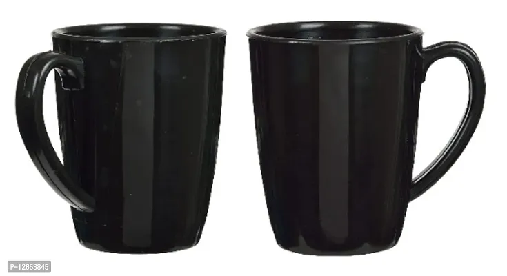SERVE IN STYLE Colourful ,Unbreakable,Microwave Safe Tea and Coffee Mugs Set of 2 |100% BPA Free Food Grade Virgin Plastic Coffee Mugs | Tea Cups Set of 2 , 300ml-thumb0