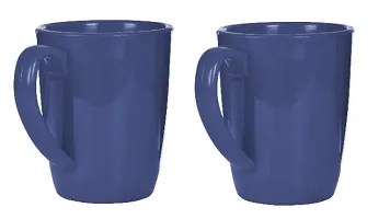 SERVE IN STYLE Colourful ,Unbreakable,Microwave Safe Tea and Coffee Mugs Set of 2 |100% BPA Free Food Grade Virgin Plastic Coffee Mugs | Tea Cups Set of 2 , 300ml-thumb2