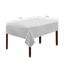 Oasis Home Collection Cotton Solid Table Cloth - 4 Seater - Royal Lilac-thumb1