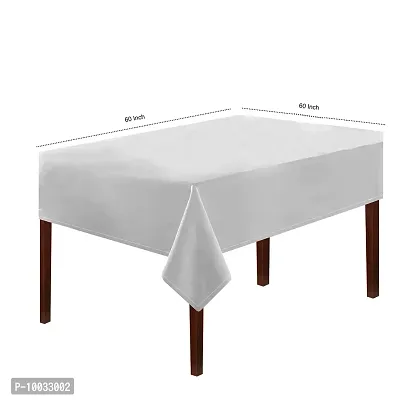 Oasis Home Collection Cotton Solid Table Cloth - 4 Seater - Royal Lilac-thumb2