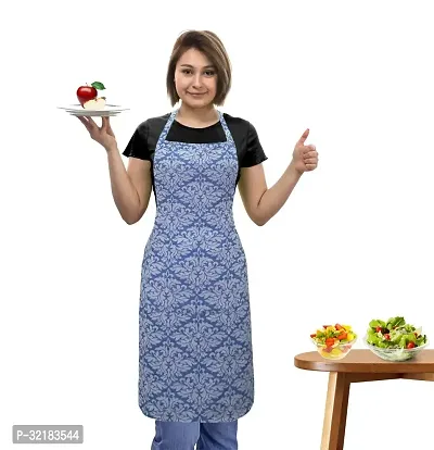 Stylish Cotton Jacquard Free Size Apron - 65 x 80 cm-thumb0