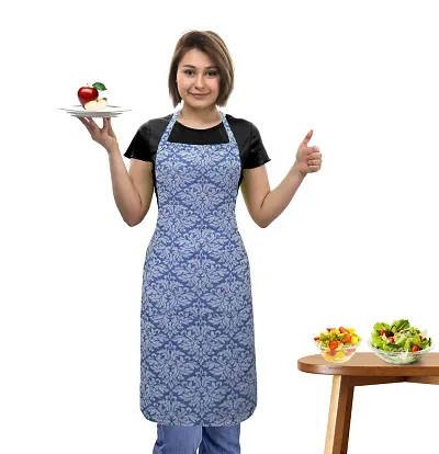 Oasis 100% Cotton Floral Printed Kitchen Aprons-80cm*65cm(Pack of 1)