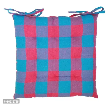 Oasis Home Collection Cotton YD Chair Cushion - Pink & Blue