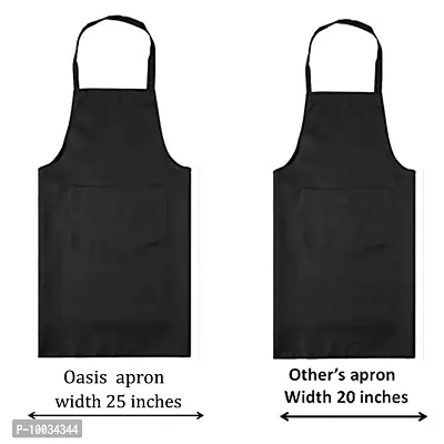 Oasis 100% Cotton Floral Printed Kitchen Aprons-80cm*65cm(Pack of 1)-thumb2