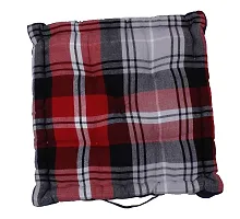 Oasis Home Collections Cotton Box Cushion, 16 In X 16 In, Red, 1 Piece-thumb1