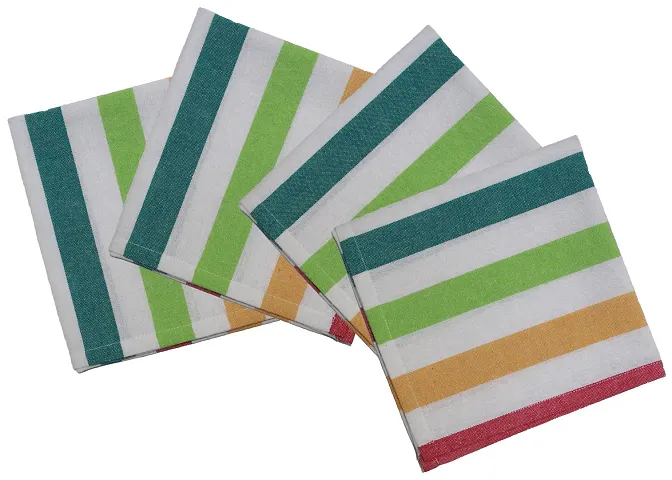 Cotton Stripes Table Napkins (Pack Of 4)