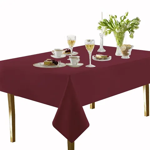 Essential Cotton Solid Table Cloth - 2 Seater