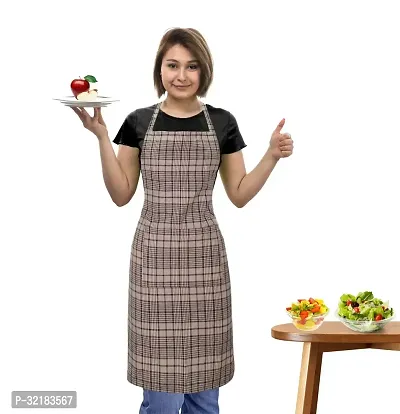 Stylish Cotton Jacquard Free Size Apron - 65 x 80 cm