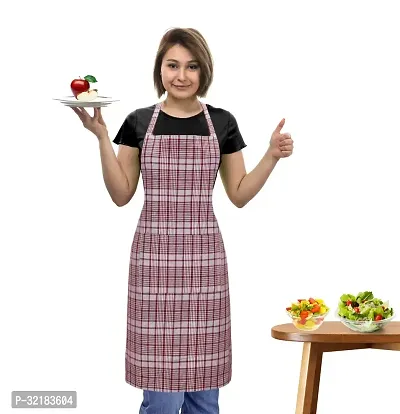 Stylish Cotton Jacquard Free Size Apron - 65 x 80 cm-thumb0