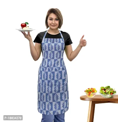 Oasis 100% Cotton Leaf Printed Kitchen Aprons-80cm*65cm(Pack of 1)