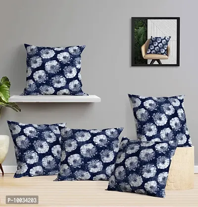 Oasis Home Collection Cotton Printed Cushion Covers ( 40 X 40 cm ) - Pack of 5 (B.Ring)-thumb0