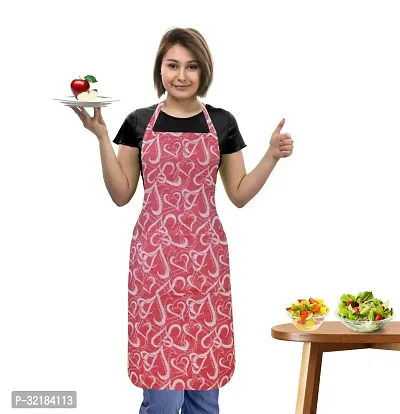 Stylish Cotton Printed Kitchen Aprons (Size:80 X 65 CM)-thumb0