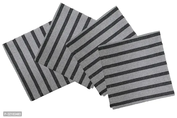 Oasis Home Collection Premium Qaulity Cotton Yarn Dyed Napkins - Stripe (Pack of 4) Size 16 in x 16 in-thumb0