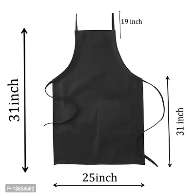 Oasis 100% Cotton Woven Big Checkerd Kitchen Aprons(Pack of 1)(Size:80*65 CM)-thumb3