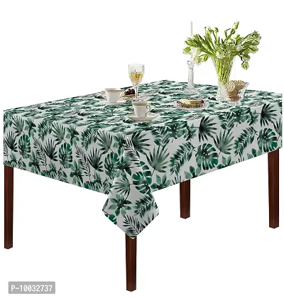 Oasis Home Collection Cotton Printed Leaf 2 Seater Table Cloth-thumb0