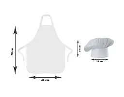 Trendy Printed Unisex Kids Apron And Chef Cap - Pack of  1-thumb2