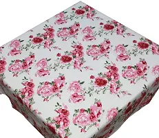 Oasis Home Collections Cotton Printed Table Cloth - 4 Seater - T Rose-thumb1