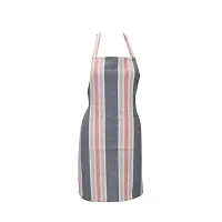 Oasis 100% Cotton Woven Striped Kitchen Aprons(Pack of 1)(Size:80*65 CM)-thumb3