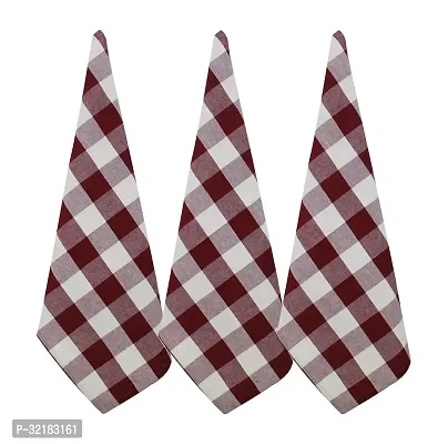 Trendy Kitchen Towel Set - Maroon- Pack of 3 Size 50 x 70 cm-thumb0