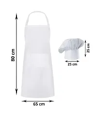 Oasis Home Collection cotton Printed Kitchen Apron with Chef Cap-thumb1