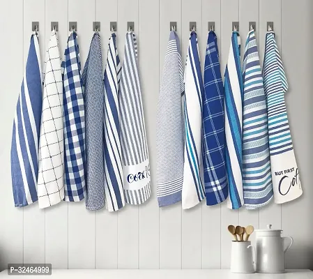 Cotton Multi Purpose Kitchen Cloth/Towel - Pack Of 12