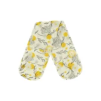 Oasis Home Collection Cotton Quilt Printed Oven Double Glove - Pack of 1 (Yellow)-thumb1