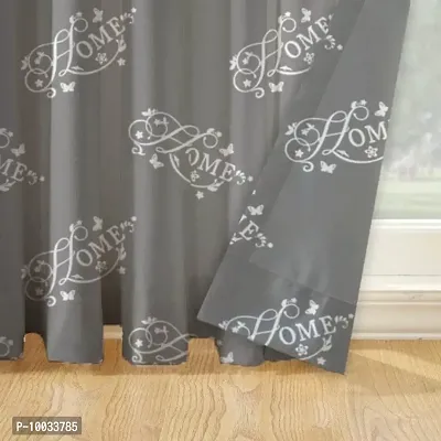 Oasis Home Collection Cotton Printed Eyelet Door Curtain for Home (7 Feet)-thumb3